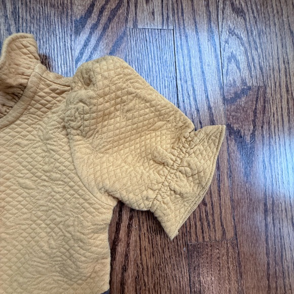 Janie and Jack Quilted Jacquard Puff Sleeve Dress 4 - Picture 7 of 9